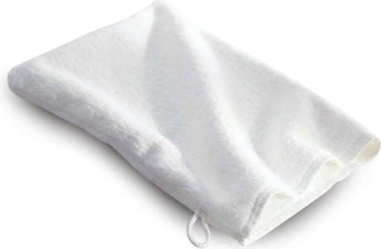 Kellness Microfaser Handschuh Micro Peeling Sensation 23 x 16 cm weiss