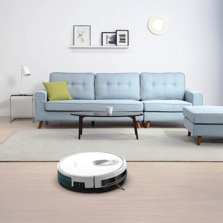Produktbild Mamibot Staubsauger VSLAM Roboterstaubsauger Beutellos Weiss, 0,6 l (Saugroboter)