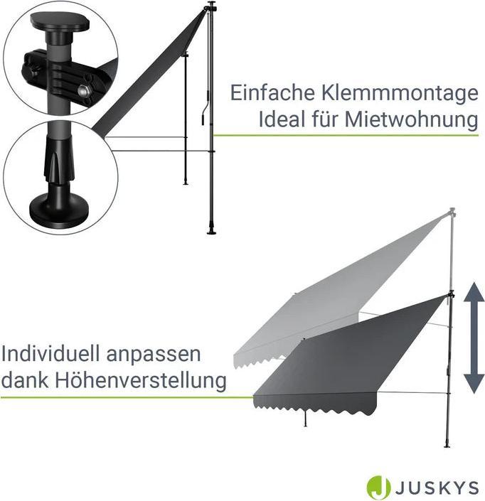 Produktbild Juskys Klemmmarkise Kapstadt (4 m)