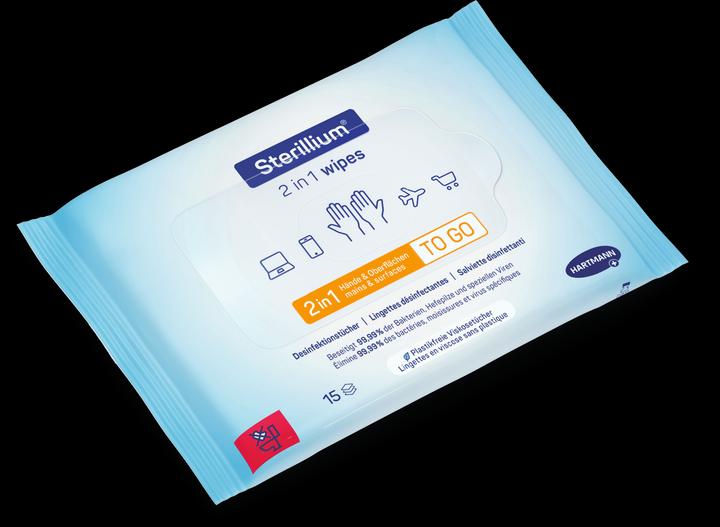Actual product image Sterillium Disinfectant wipes 2 in 1
