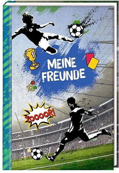 Actual product image Freundebuch - Fussball - Meine Freunde (German, Felix Möller, 2020)