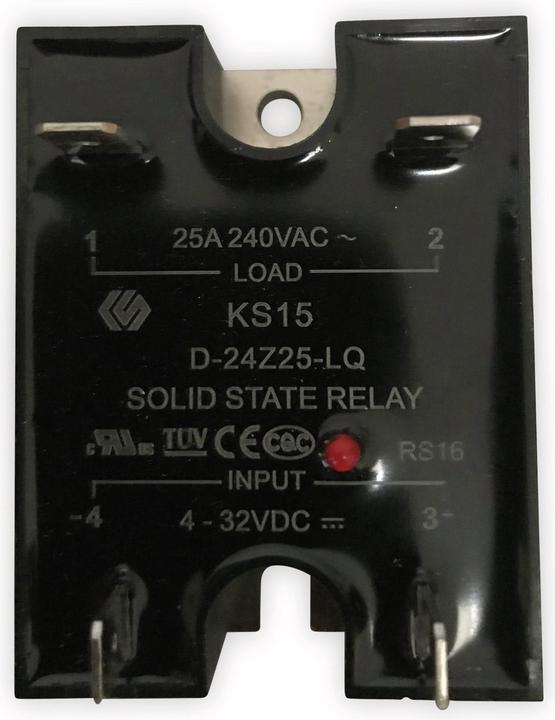 Eneroid Solid State Relais K15/D-24Z2-LQ, 4...32 V-, 25 A/240 V
