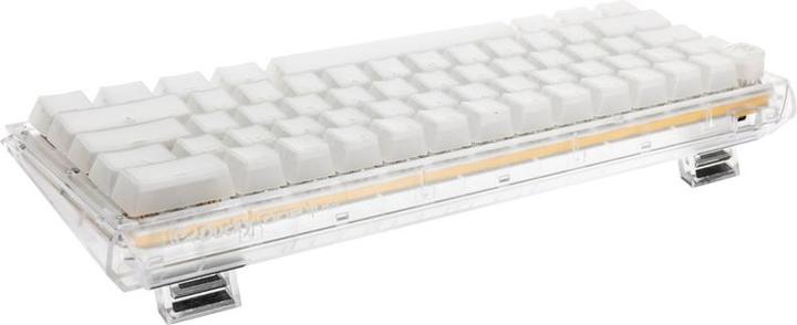 Produktbild Ducky One 3 Aura White Mini Gaming Tastatur, RGB LED - Kailh Jellyfish Y (US) (US, Kabelgebunden)