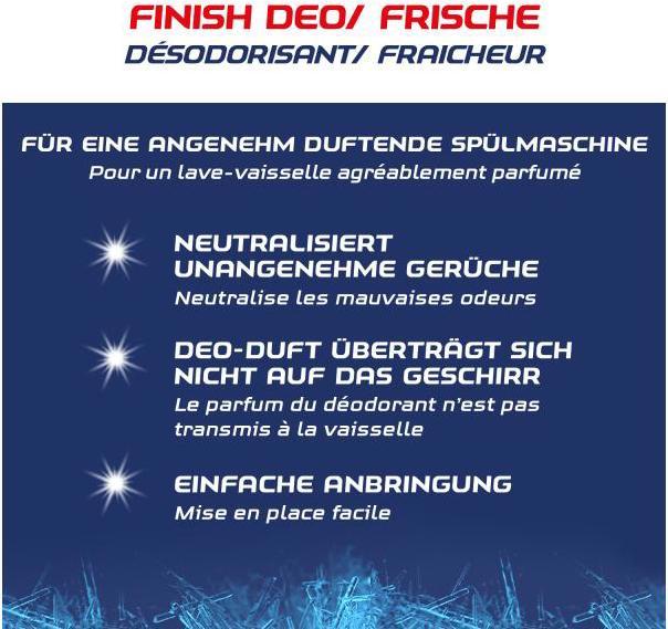 Image du produit Finish Stop aux odeurs (Liquide, 60 x)
