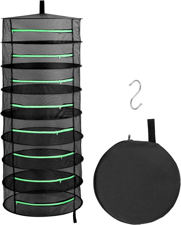 Actual product image Qwork Trockennetz zum Trocknen von Kräuter, Ost, Blumen und Gemüse