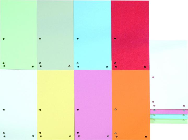 Produktbild Donau Trennblätter, karton, 1/3 a4, 235x105mm, 100stk, blau