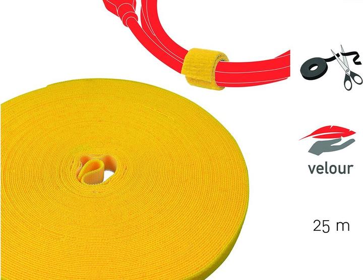 Image du produit Label-the-cable Rouleau de ruban auto-agrippant double face LTC ROLL (16 mm)
