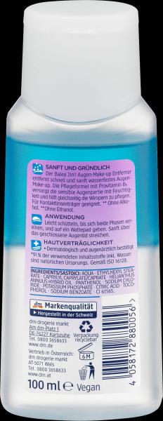 Produktbild dm Balea 2in1 Augen-Make-Up Entferner ölhaltig (Make-Up Entferner, 100 ml)