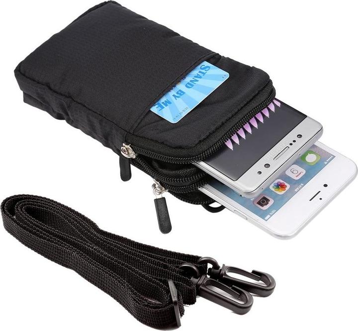 Produktbild Cover-Discount Sport Umhänge Gürteltasche schwarz (Universal)