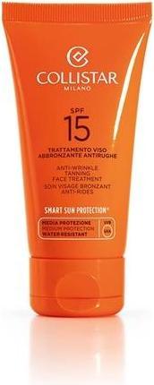 Collistar Anti-Wrinkle Tanning Face Treatment Spf 15 (Sonnencreme Gesicht, SPF 15, 50 ml)