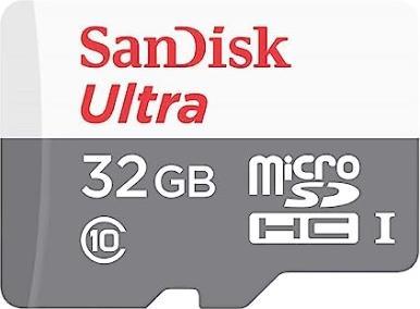 Actual product image SanDisk Ultra microSD A1 (32 GB, microSDHC, U1, UHS-I)