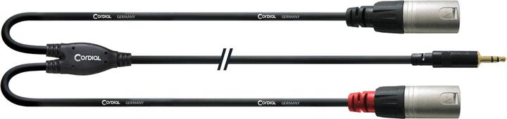 Actual product image Cordial CFY 3 WMM - Y-cable (3 m, XLR, 3.5mm jack (AUX))