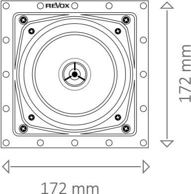 Produktbild Revox Inwall Einbaulautsprecher