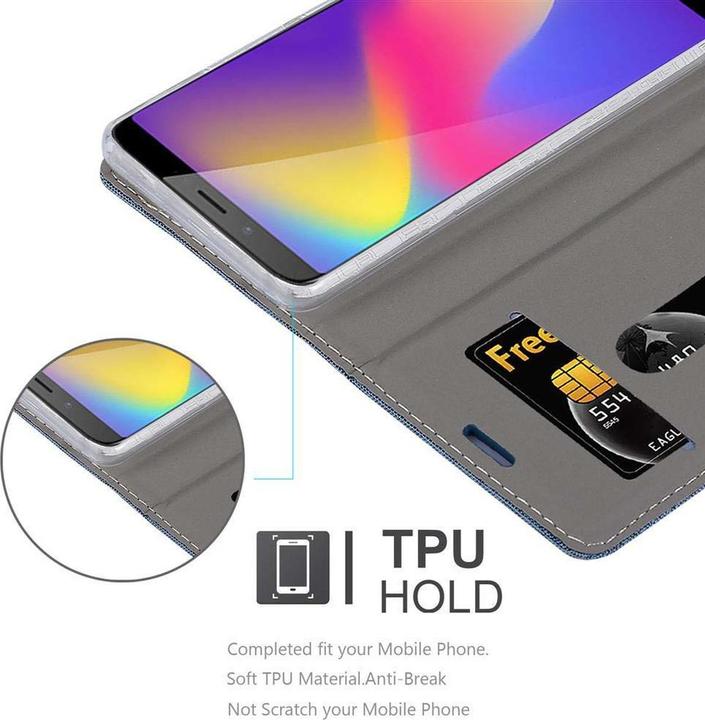 Actual product image Cadorabo Book Jeans Optics Cover (ZTE Nubia N3)