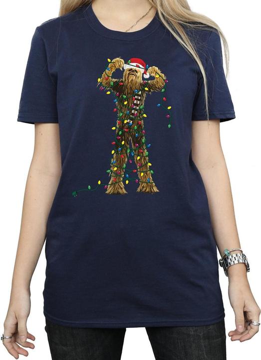 Produktbild Star Wars Chewbacca Christmas Lights TShirt (L)