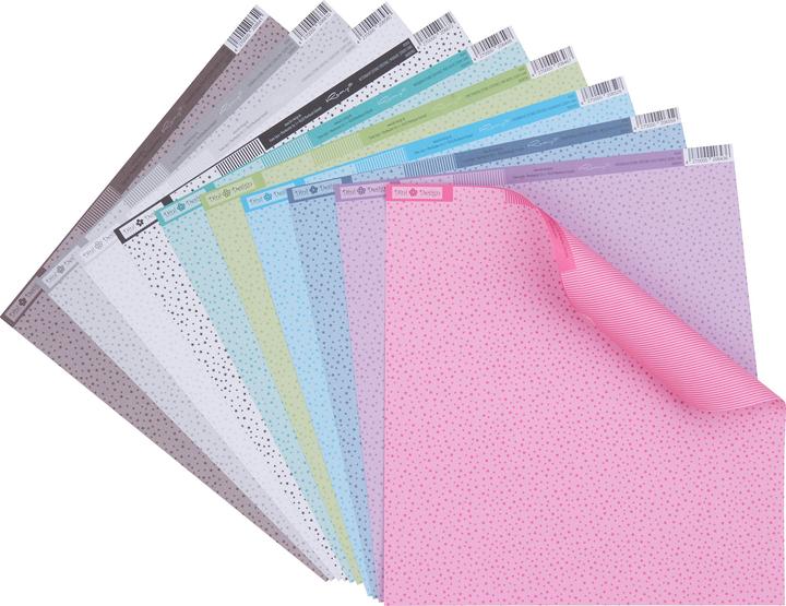 Image du produit VBS Set de papier pour scrapbooking "Little Star", 30,5x30,5cm, 10 feuilles (190 g/m², 10 x)