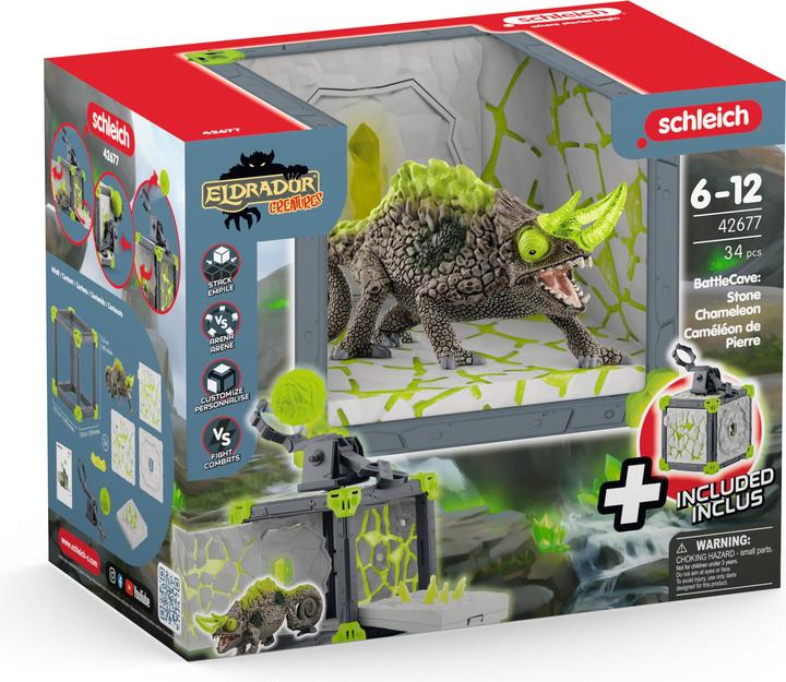 Produktbild Schleich BattleCave Steinchamäleons