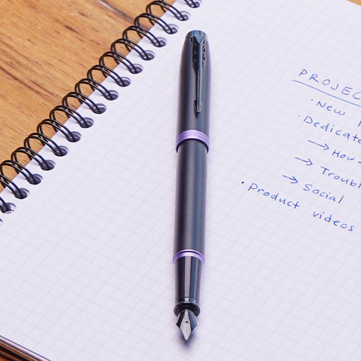 Image du produit Parker Pen Stylo à bille PARKER IM Vibrant Rings Purple PVD M Noir (Violet)