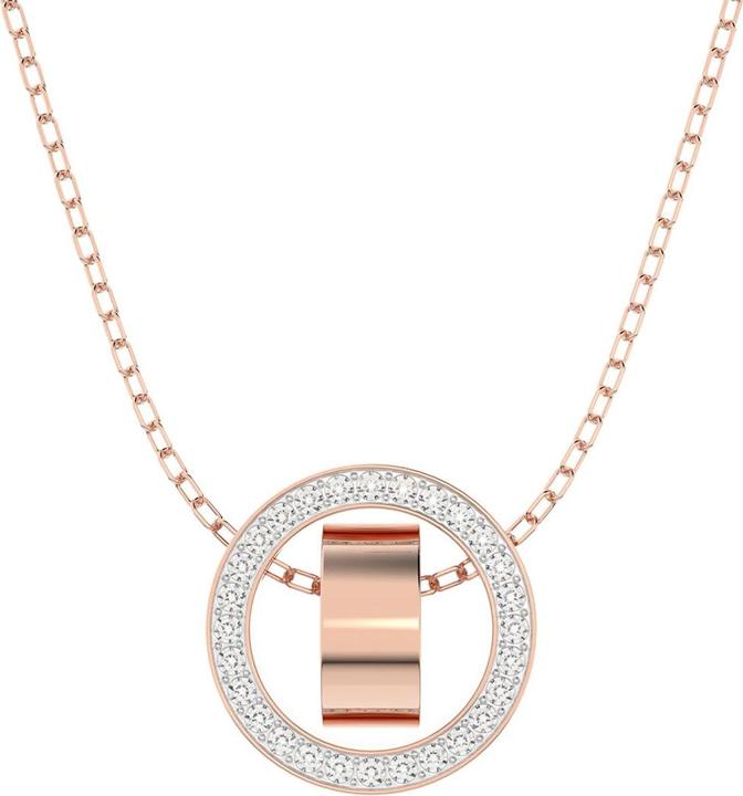 Actual product image Swarovski Hollow circle necklace (Swarovski Metal, 75 cm)