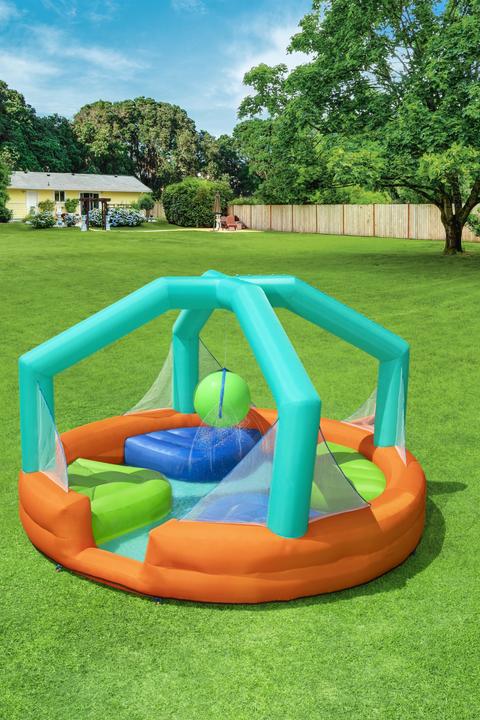 Produktbild Bestway aufblasbares Spielcenter Dodge & Drench Water Park, 4,5 x 4,5 x 2,68 m, 53383
