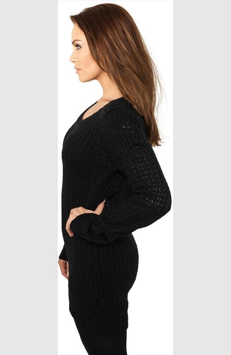 Actual product image Urban Classics Ladies Long Wideneck Sweater (S)