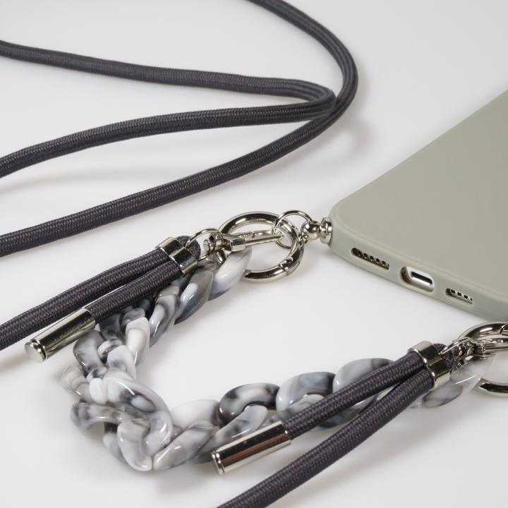 Image du produit PhoneLook Coque Gel silicone avec corde collier & chaîne de pierre décorative clair (Apple iPhone 13 Pro Max)