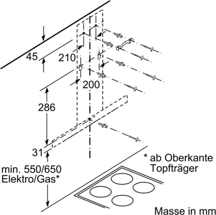Image du produit Bosch Hausgeräte DWB67FM50 (Hotte murale)