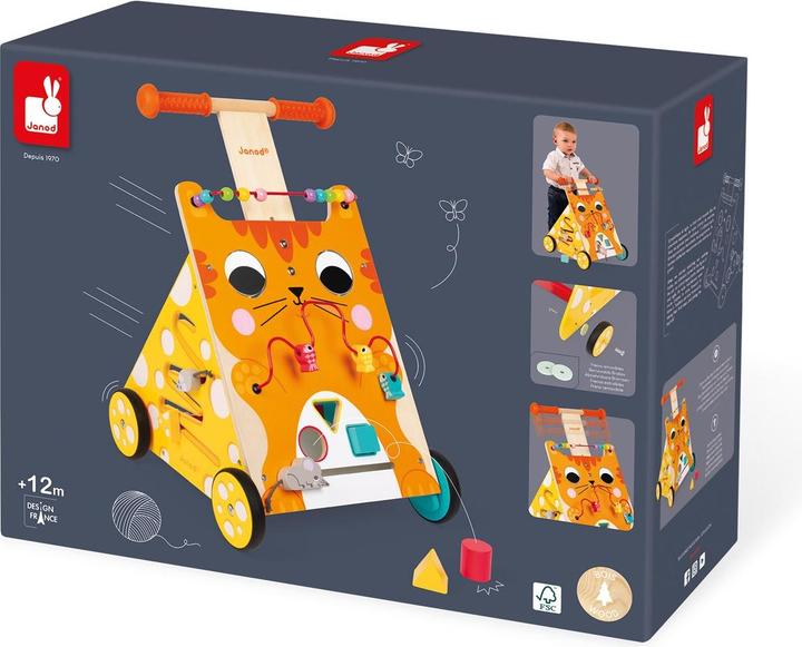 Image du produit Janod Chariot multi-activités Cat