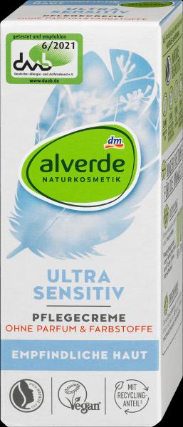 Produktbild dm alverde Ultra Sensitiv (50 ml, Tagescreme)