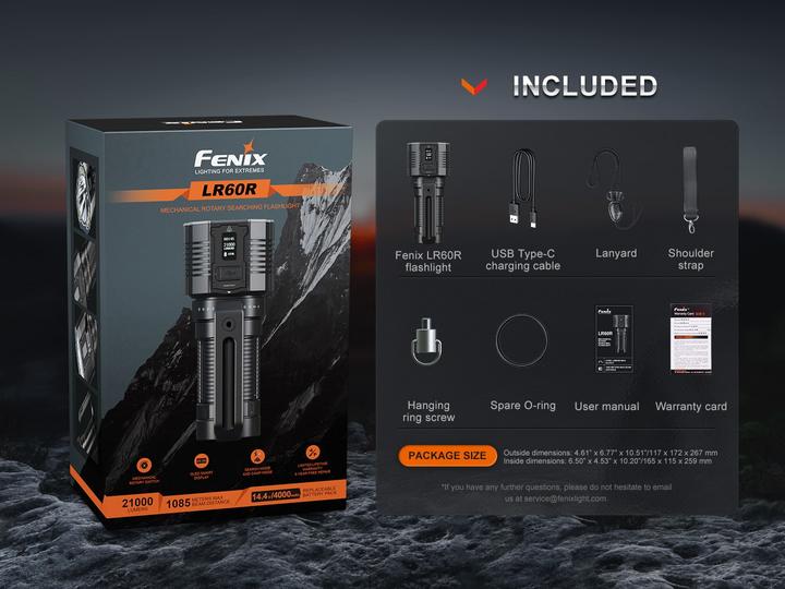 Actual product image Fenix LR60R (20.70 cm, 21000 lm)