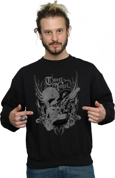 Actual product image Looney Tunes Mens Tweety Pie Rock Sweatshirt (M)