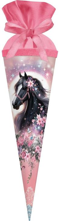 Goldbuch Schultüte Luna 35 cm, Detailfarbe: Hellrosa, Violett (35 cm, 1 x)