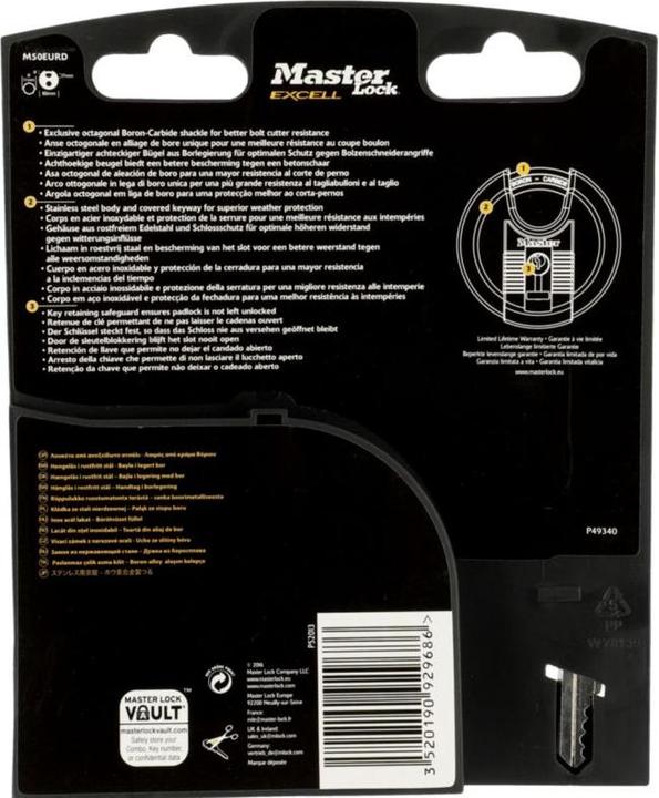 Produktbild Master Lock Excell M50EURD