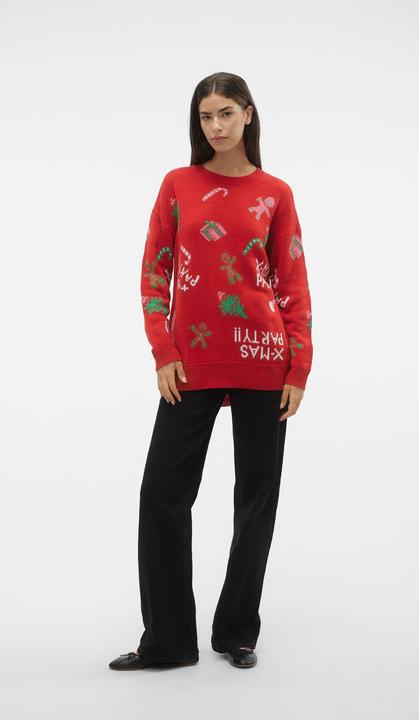 Image du produit Vero Moda VMXMASPARTY LS H/L O-NECK PULL. XMAS EXC Pull en maille (S)