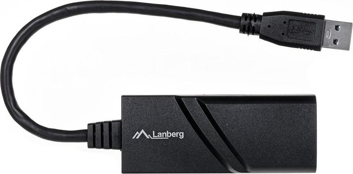 Produktbild Lanberg NC-1000-01 Kabelschnittstellen-/Gender-Adapter USB-A RJ-45 Schwarz (USB, RJ45 (1x))