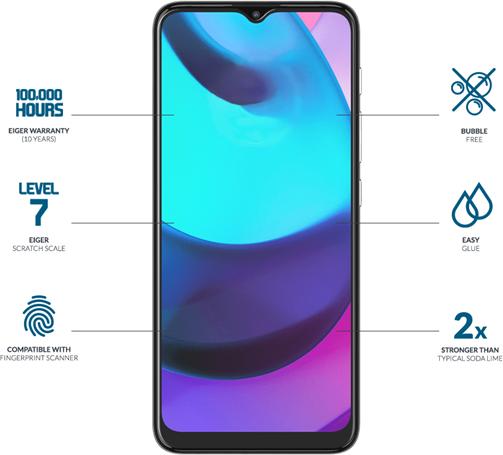 Image du produit Eiger Mountain Glass Clear (1 pièce(s), Motorola Moto E20)