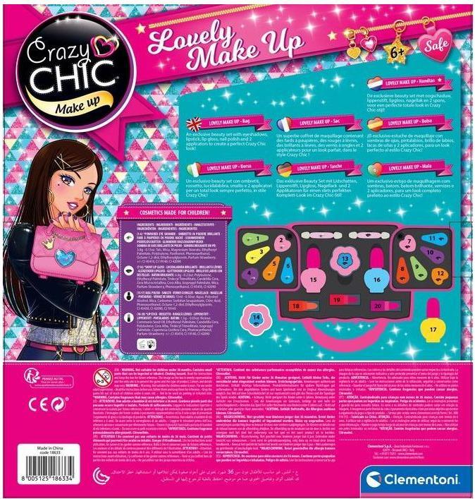Actual product image Clementoni Lovely Make Up Bag