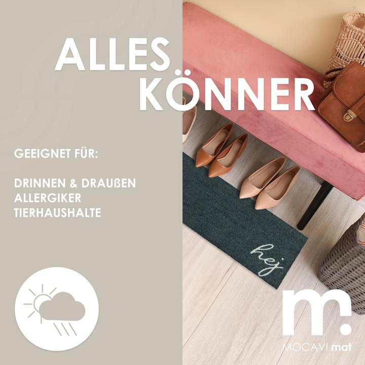 Produktbild Mocavi Mat 330 Fussmatte gepunktet modern innen und aussen (60 x 100 x 60 cm)