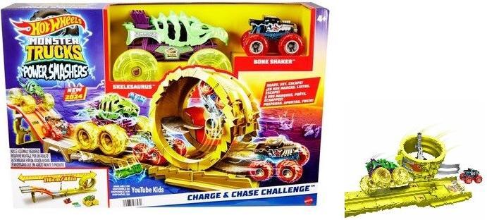 Actual product image Hot Wheels Monster Trucks Power Verfolgungsjagd