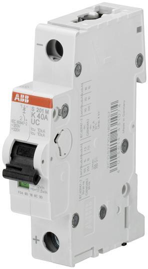 Image du produit ABB LS S201M-Z3UC Disjoncteur Z-Char, 10kA, 3A, 1P