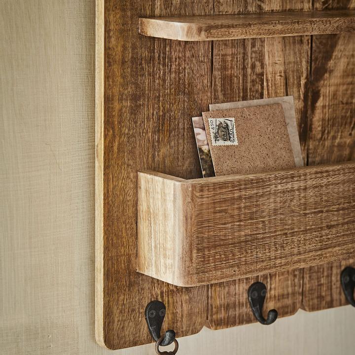 Actual product image Loberon Seraphique wall organiser brown/black