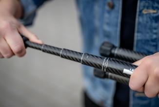 Actual product image Fotopro X Aircross 3 Lite Carbon Tripod Oranje