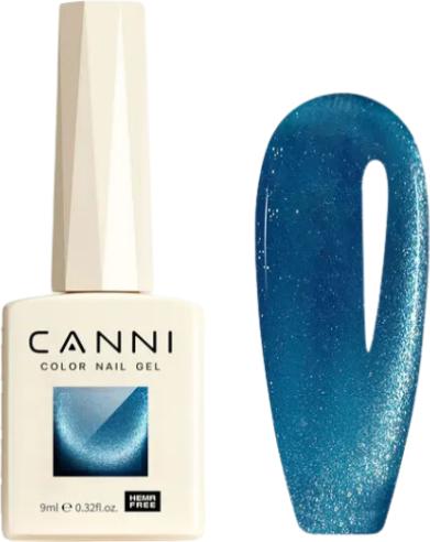 Canni Gellack Cat Eye Hellblau/ 8044 UV/LED (Hellblau, UV-Gel Lack)