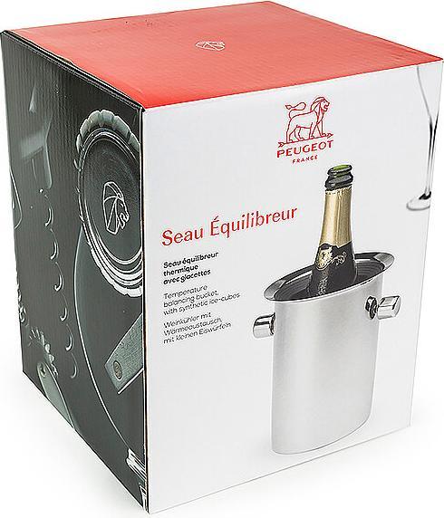 Image du produit Peugeot Seau à champagne avec accumulateur de froid 19cm Acier inoxydable