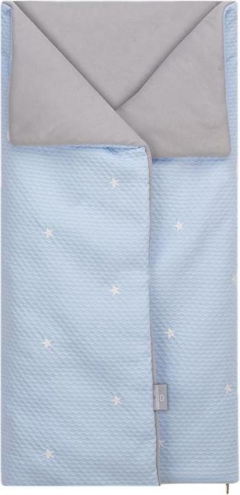 Actual product image Don Algodon BABY RECEIVING BLANKET/BABY SLEEPING BAG - 75 X 65 CMS - COTTON - - BLUE (75 x 65 cm)