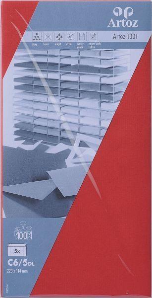 Immagine prodotto Artoz 1001 Buste C6/5 rosse (C6, C5, 1 x)
