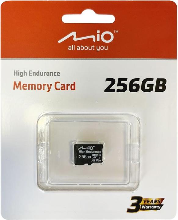Actual product image Mio MicroSD card with long service life (256 GB, microSD)