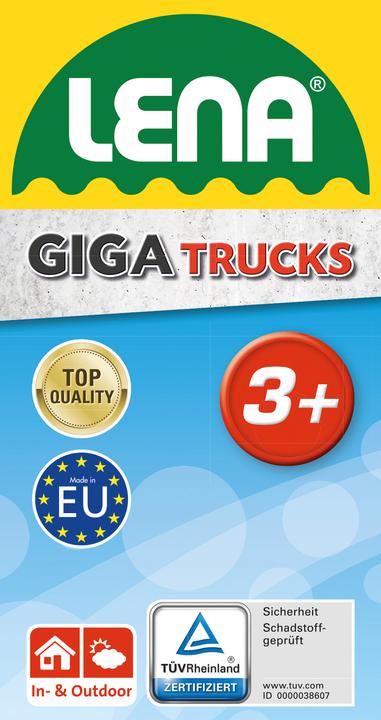 Produktbild Lena Giga Trucks Bagger im Karton