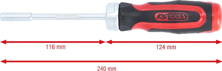 Produktbild KS Tools 12 in 1 Ratschen-Bit-Schraubendreher