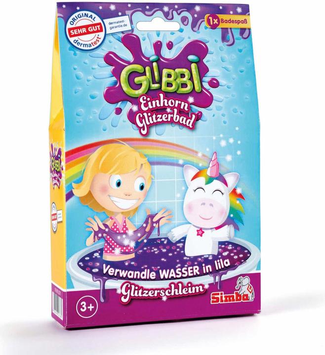 Actual product image Simba Glibbi Unicorn Glitter Bath